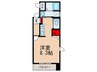 ONLYONE小花 1Rの間取り