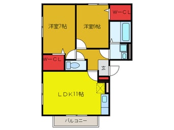 間取図 アクシスＢ棟