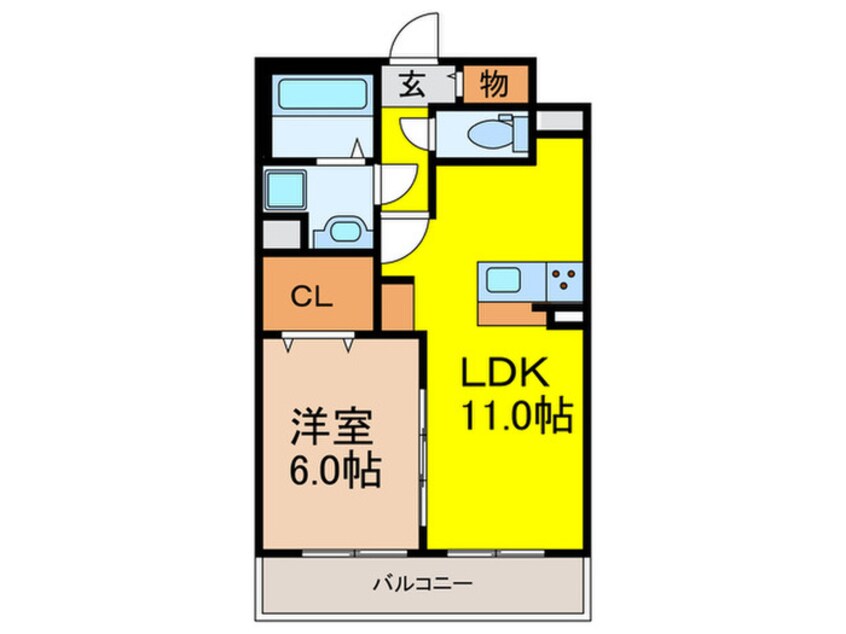 間取図 クレアージュ