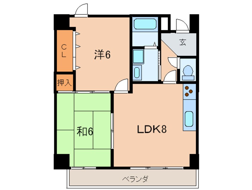 間取図 ゼハールト橘