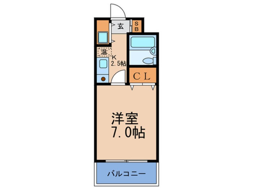 間取図 メロディハイム淡路