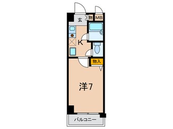 間取図 インペリアルむつみ