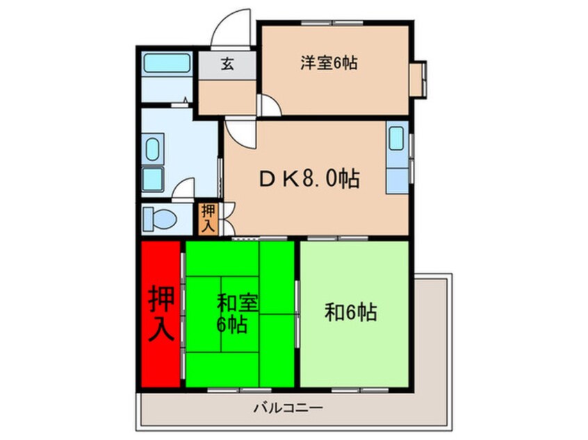 間取図 ホワイエ・アンノマエ