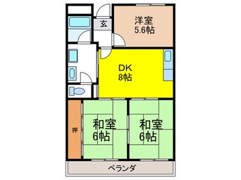 間取図 ホワイエ・アンノマエ