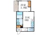 仮）ＲＥＶＩＴＡ京都西京極 1DKの間取り