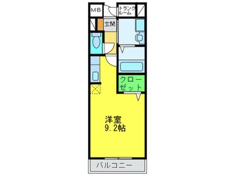 間取図 シャン・ド・フル－ル