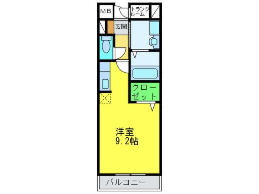 間取図 シャン・ド・フル－ル
