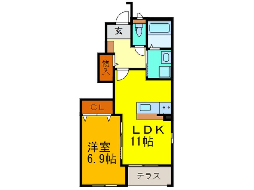 間取図 カームメゾン久宝寺