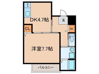 間取図 CROUD西川