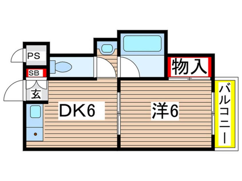 間取図 フォアール武庫之荘