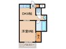フォアール武庫之荘 1DKの間取り