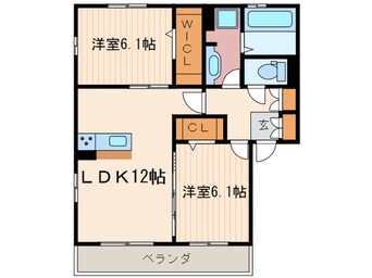 間取図 エクセルカーサ