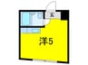 ヨークベル仁川北マンション 1Rの間取り