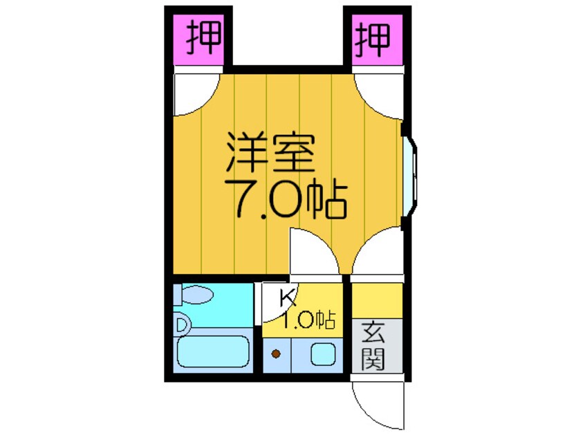 間取図 早川ハイツ