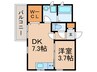 BLANC垂水駅前 1DKの間取り