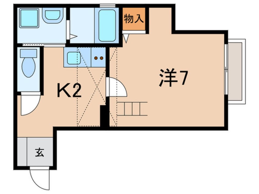 間取図 Nord　昆陽