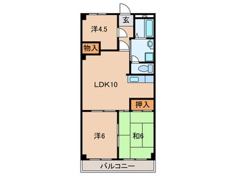 間取図 ＭＩＲＡＩ武庫之荘