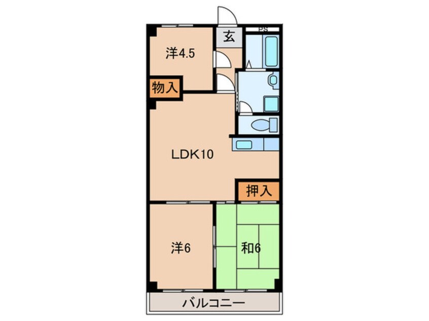 間取図 ＭＩＲＡＩ武庫之荘