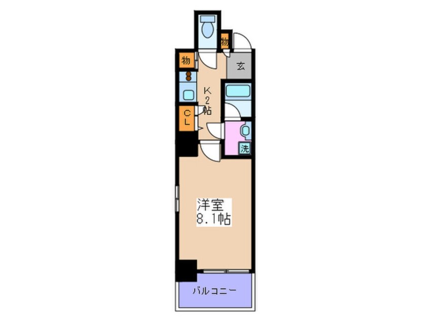 間取図 ｴｲﾍﾟｯｸｽ梅田東