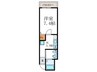 MESAVERDE　一条 1Kの間取り