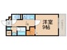 レジデンス南桜塚 1Kの間取り