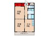 Ｃｒｉｃｅ　Ｎｉｋｋｏ川西萩原 2DKの間取り