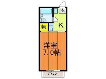 間取図 ハイツ大村