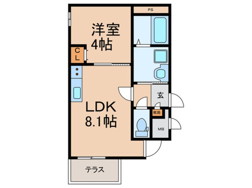 間取図 ウィズナスコート玉造