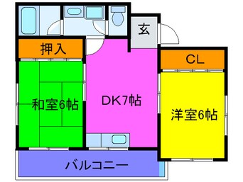 間取図 第二ハイツ東邦