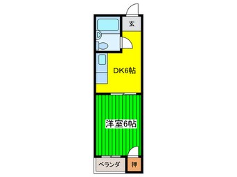 間取図 白樺ハイツ清水