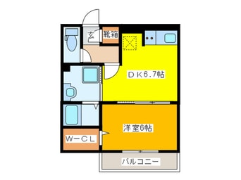 間取図 Shine soleil（ｼｬｲﾝｿﾚｲﾕ）