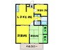 アルベロ福田 3LDKの間取り
