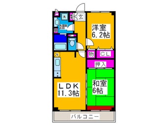 間取図 サザンドエル