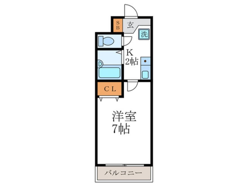 間取図 Ａｖｅｎｉｒ北白川