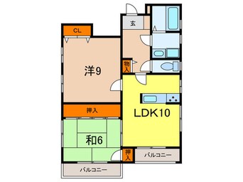 間取図 リビエ－ル芦屋