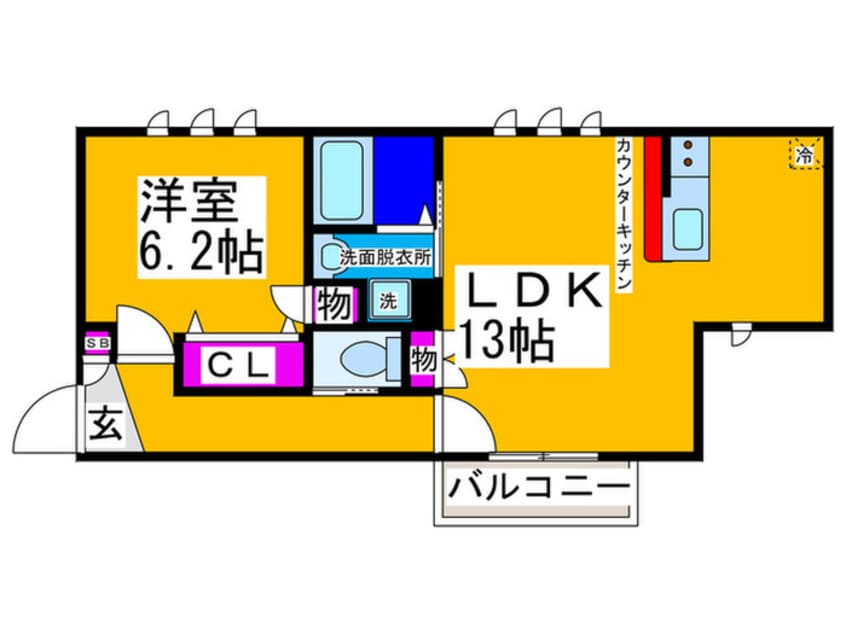 間取図 中百舌鳥コート