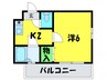 シャルマンフジ北花田 1Kの間取り