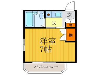 間取図 西ノ京ハイツ