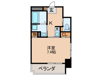 間取図 ビガ－ポリス１０１扇町