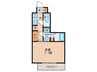 S-RESIDENCE西長堀 1Kの間取り