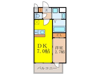 間取図 セレニテ新大阪ミラク壱番館