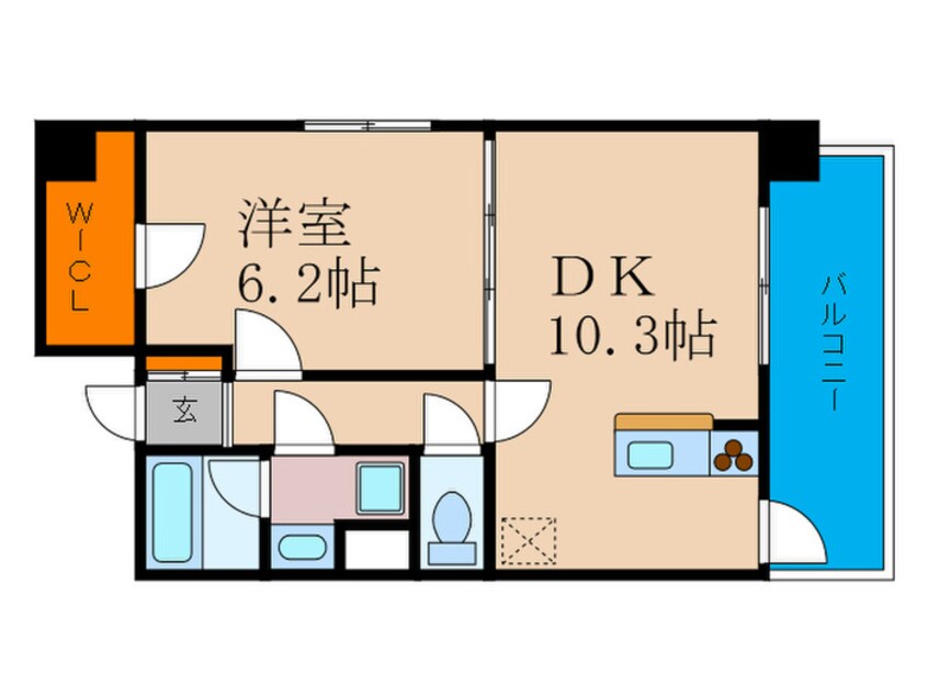 間取図 アルグラッド鷺洲公園