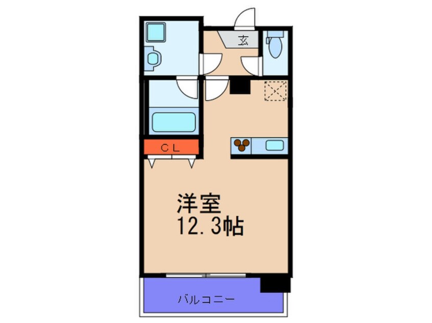 間取図 アルグラッド鷺洲公園