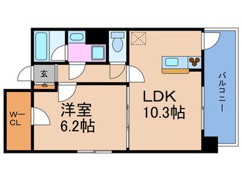 間取図 アルグラッド鷺洲公園