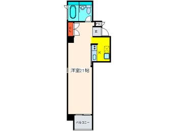 間取図 レキシントン・スクエア北堀江