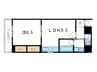 プラネットフィールドＫＯＢＥ 1LDKの間取り