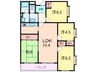 岡本山手フラッツ 4LDKの間取り