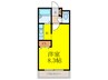 ビアンヌール芥川 1Kの間取り