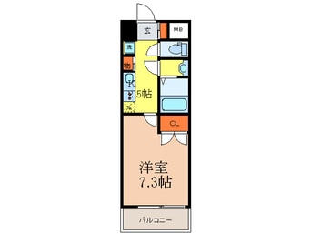 間取図 ファ－ストワン江坂