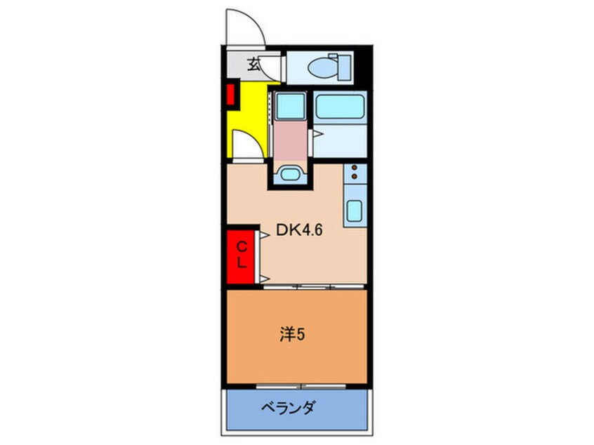 間取図 プレシャス中宮